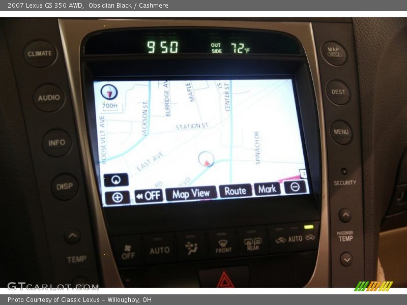 Obsidian Black / Cashmere 2007 Lexus GS 350 AWD