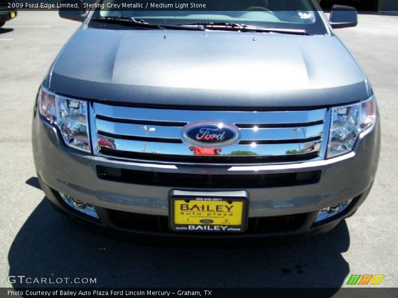 Sterling Grey Metallic / Medium Light Stone 2009 Ford Edge Limited