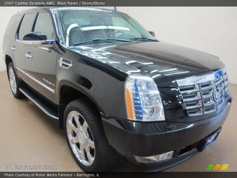 Black Raven / Ebony/Ebony 2007 Cadillac Escalade AWD