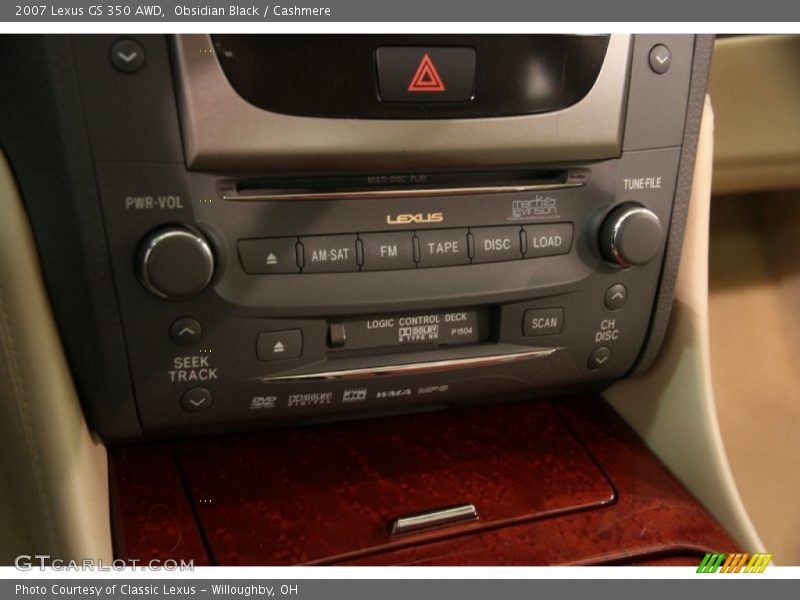 Obsidian Black / Cashmere 2007 Lexus GS 350 AWD