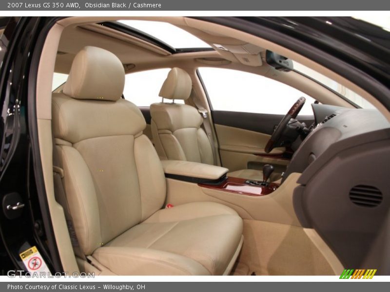 Obsidian Black / Cashmere 2007 Lexus GS 350 AWD