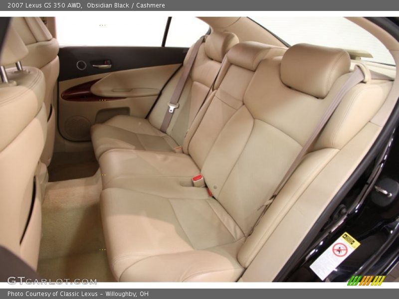 Obsidian Black / Cashmere 2007 Lexus GS 350 AWD