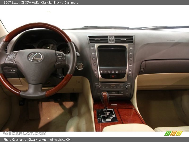 Obsidian Black / Cashmere 2007 Lexus GS 350 AWD
