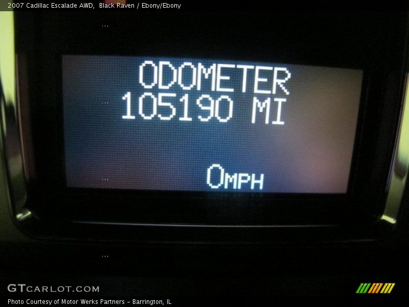 Black Raven / Ebony/Ebony 2007 Cadillac Escalade AWD