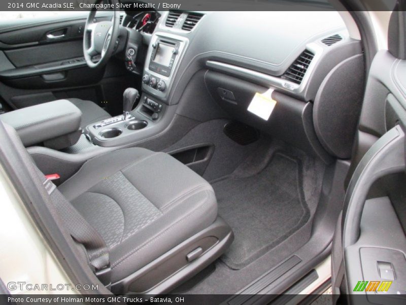 Champagne Silver Metallic / Ebony 2014 GMC Acadia SLE