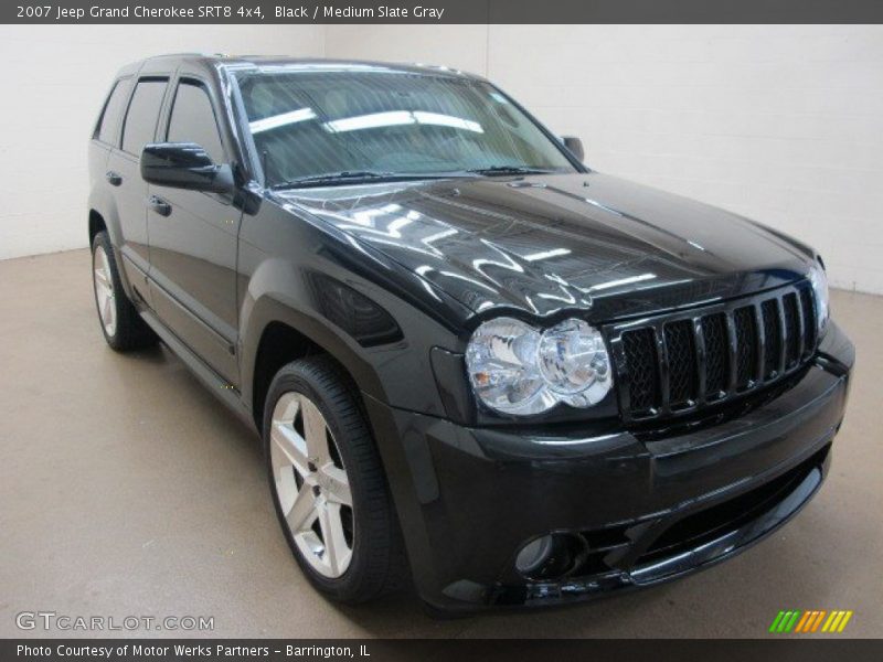 Black / Medium Slate Gray 2007 Jeep Grand Cherokee SRT8 4x4