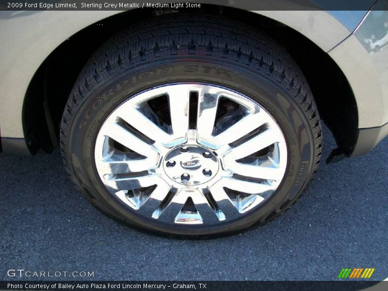 Sterling Grey Metallic / Medium Light Stone 2009 Ford Edge Limited