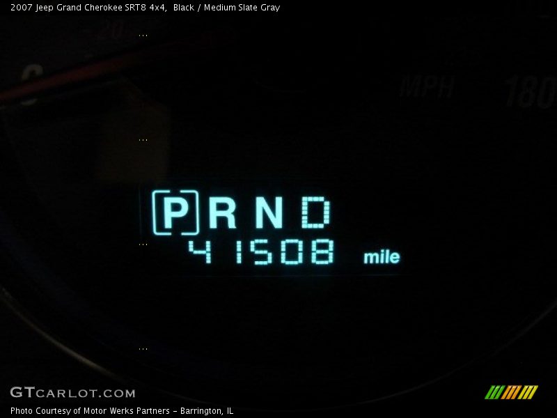 Black / Medium Slate Gray 2007 Jeep Grand Cherokee SRT8 4x4