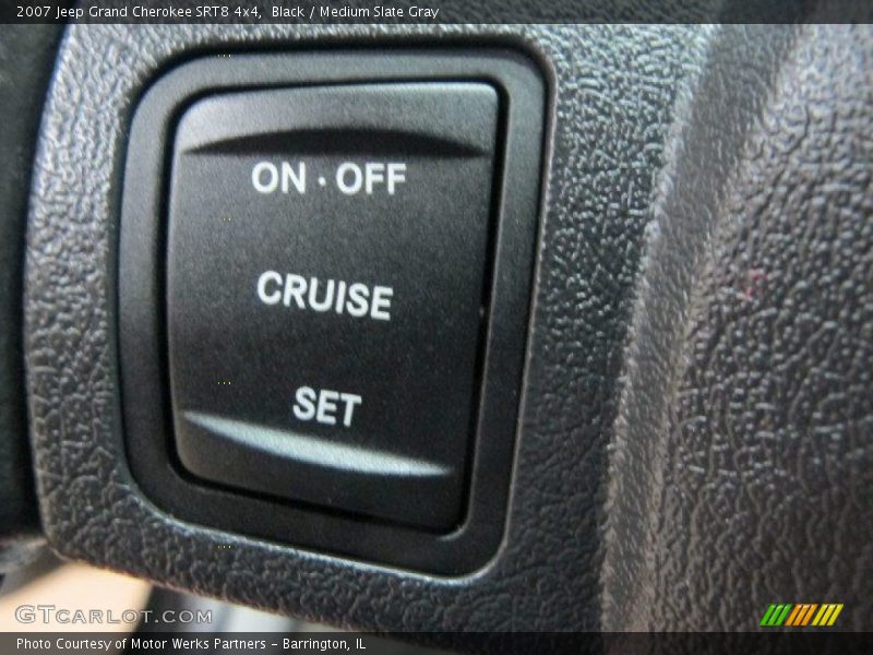 Black / Medium Slate Gray 2007 Jeep Grand Cherokee SRT8 4x4