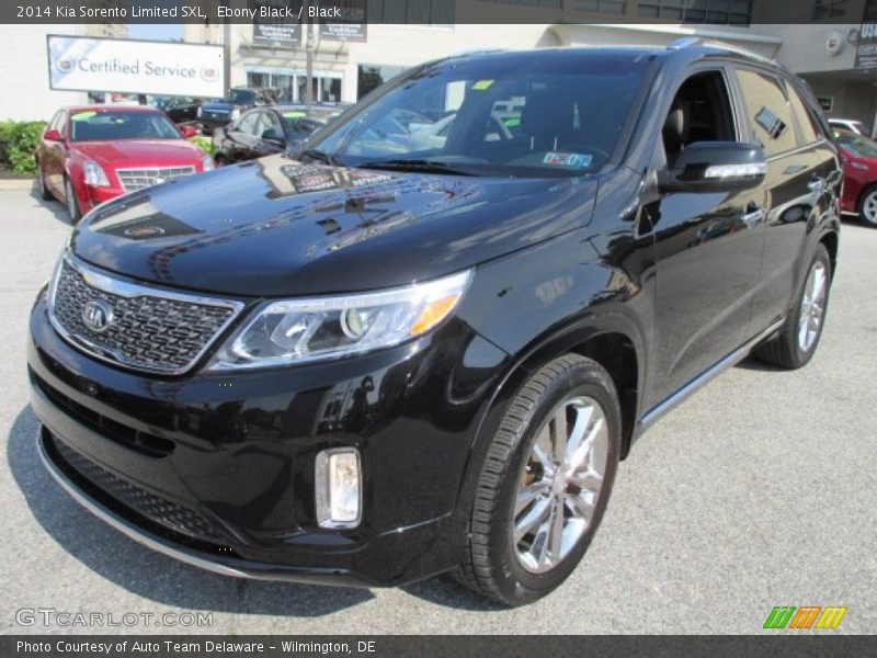 Ebony Black / Black 2014 Kia Sorento Limited SXL
