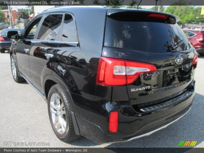 Ebony Black / Black 2014 Kia Sorento Limited SXL