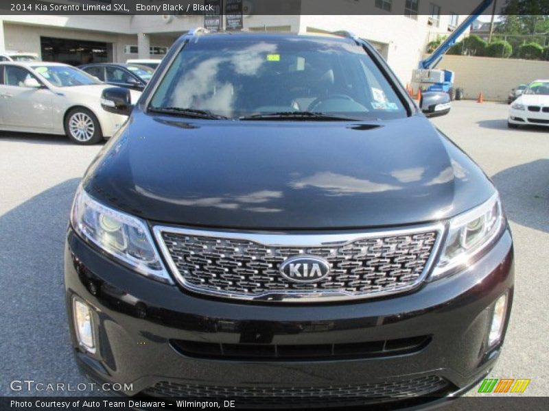 Ebony Black / Black 2014 Kia Sorento Limited SXL
