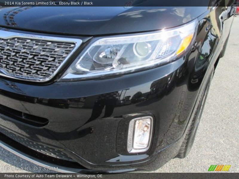 Ebony Black / Black 2014 Kia Sorento Limited SXL