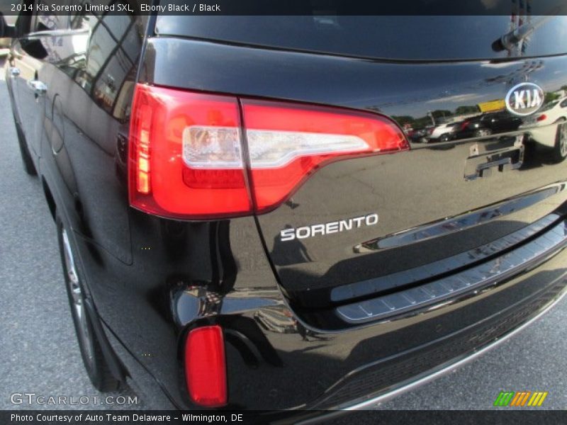 Ebony Black / Black 2014 Kia Sorento Limited SXL