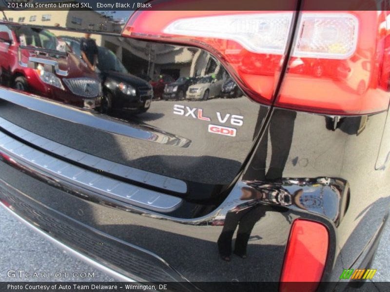 Ebony Black / Black 2014 Kia Sorento Limited SXL