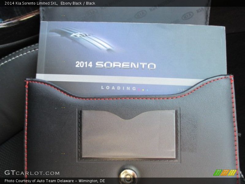Ebony Black / Black 2014 Kia Sorento Limited SXL