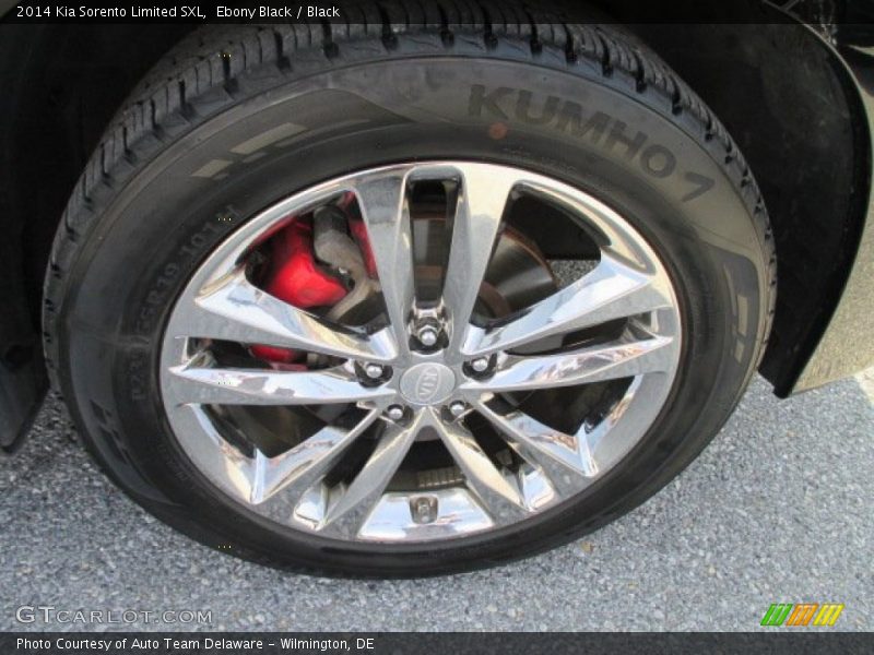 Ebony Black / Black 2014 Kia Sorento Limited SXL