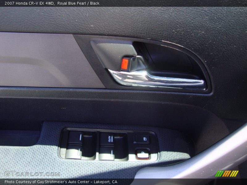 Royal Blue Pearl / Black 2007 Honda CR-V EX 4WD