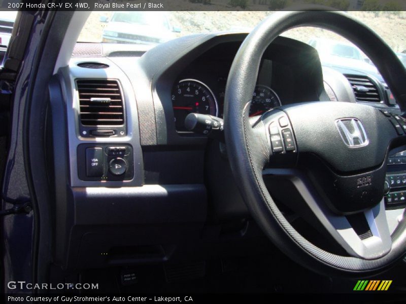 Royal Blue Pearl / Black 2007 Honda CR-V EX 4WD