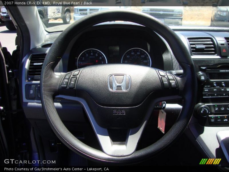 Royal Blue Pearl / Black 2007 Honda CR-V EX 4WD