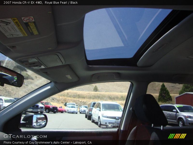 Royal Blue Pearl / Black 2007 Honda CR-V EX 4WD