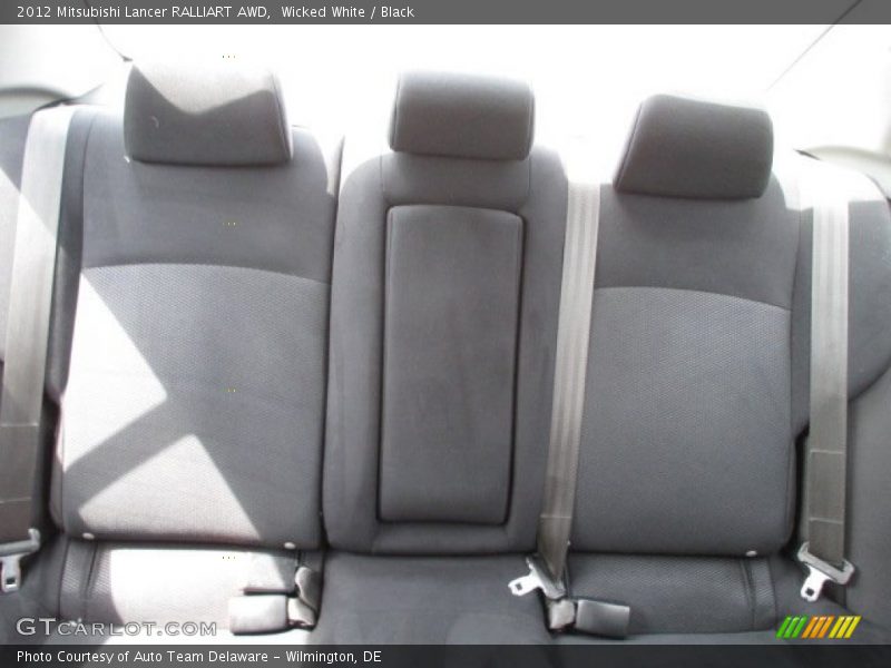 Wicked White / Black 2012 Mitsubishi Lancer RALLIART AWD