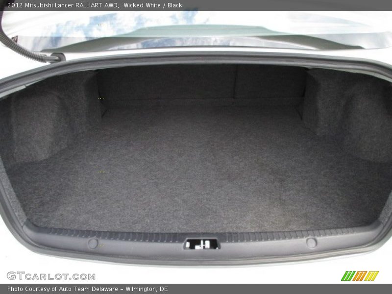Wicked White / Black 2012 Mitsubishi Lancer RALLIART AWD
