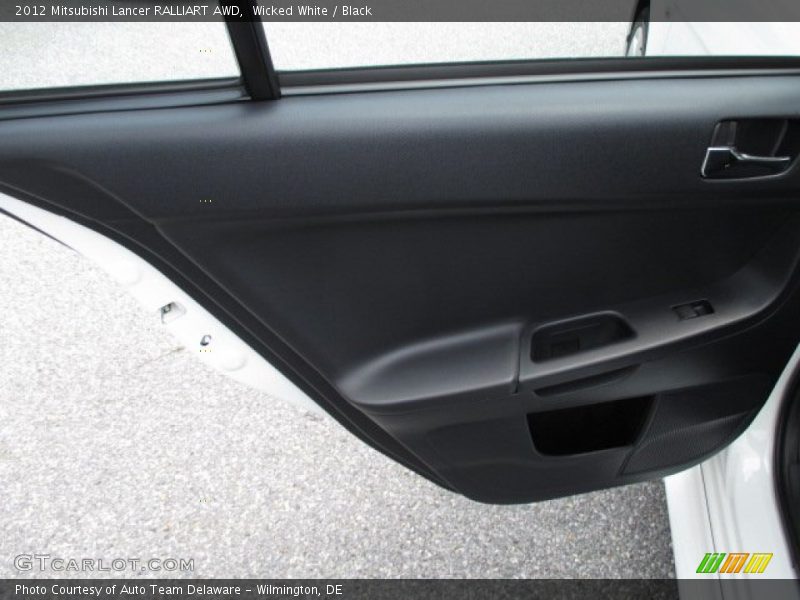 Wicked White / Black 2012 Mitsubishi Lancer RALLIART AWD