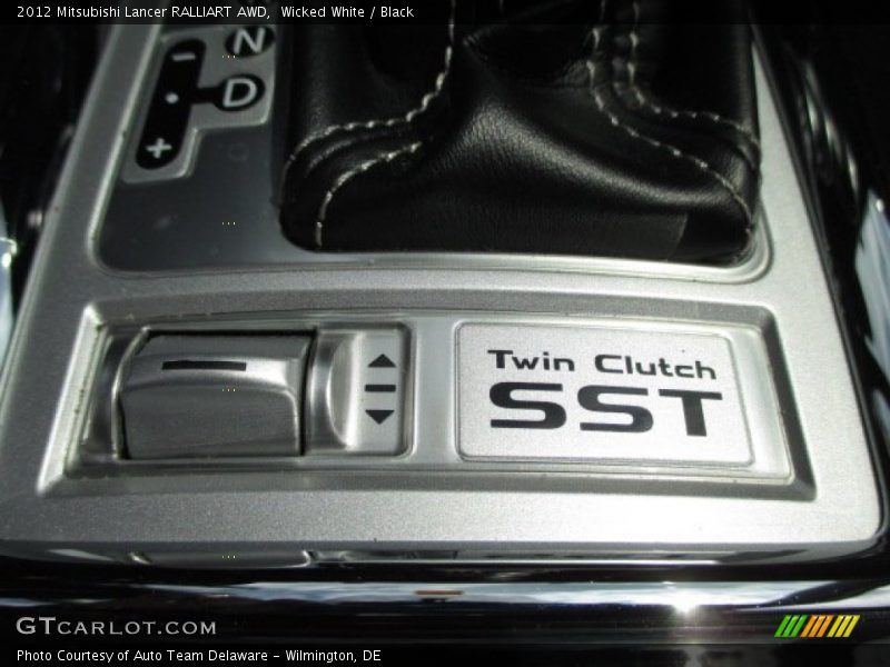 Wicked White / Black 2012 Mitsubishi Lancer RALLIART AWD