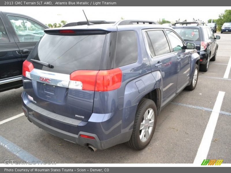 Atlantis Blue Metallic / Light Titanium 2013 GMC Terrain SLT AWD