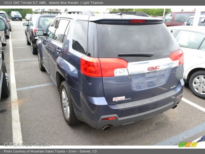 Atlantis Blue Metallic / Light Titanium 2013 GMC Terrain SLT AWD