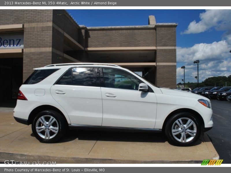 Arctic White / Almond Beige 2013 Mercedes-Benz ML 350 4Matic