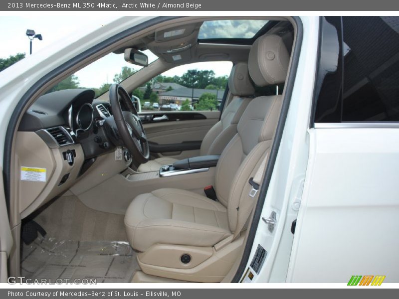 Arctic White / Almond Beige 2013 Mercedes-Benz ML 350 4Matic