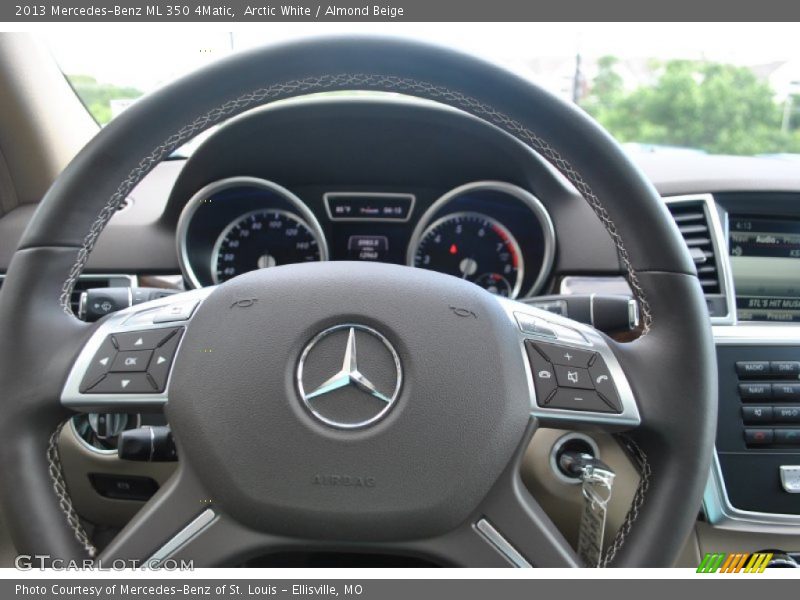 Arctic White / Almond Beige 2013 Mercedes-Benz ML 350 4Matic