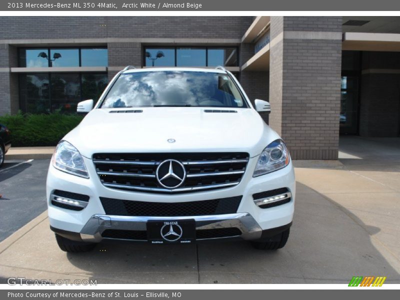 Arctic White / Almond Beige 2013 Mercedes-Benz ML 350 4Matic