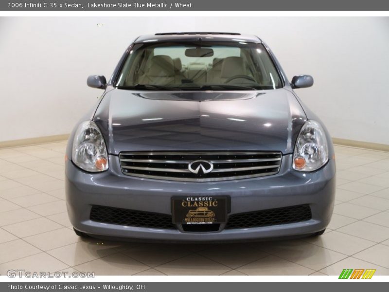 Lakeshore Slate Blue Metallic / Wheat 2006 Infiniti G 35 x Sedan