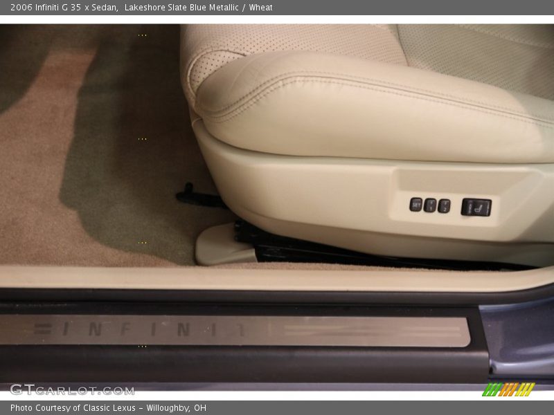 Lakeshore Slate Blue Metallic / Wheat 2006 Infiniti G 35 x Sedan