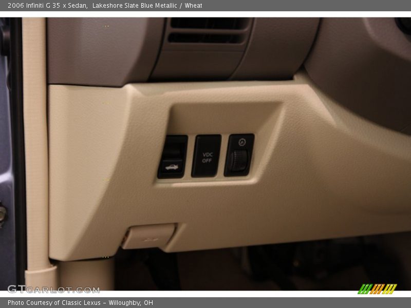 Lakeshore Slate Blue Metallic / Wheat 2006 Infiniti G 35 x Sedan