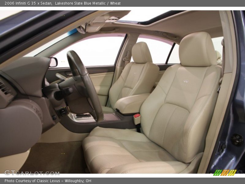 Lakeshore Slate Blue Metallic / Wheat 2006 Infiniti G 35 x Sedan