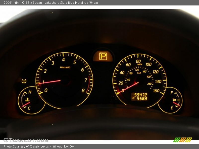 Lakeshore Slate Blue Metallic / Wheat 2006 Infiniti G 35 x Sedan