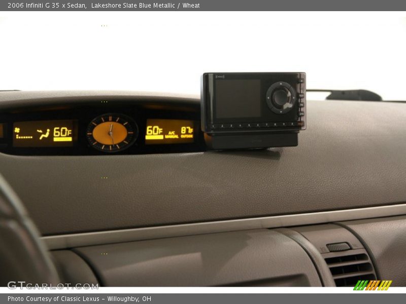 Lakeshore Slate Blue Metallic / Wheat 2006 Infiniti G 35 x Sedan