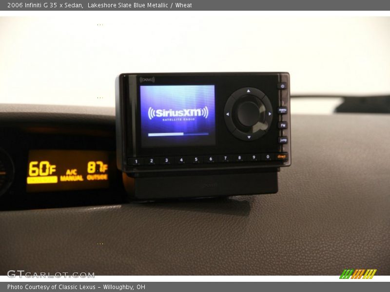 Lakeshore Slate Blue Metallic / Wheat 2006 Infiniti G 35 x Sedan