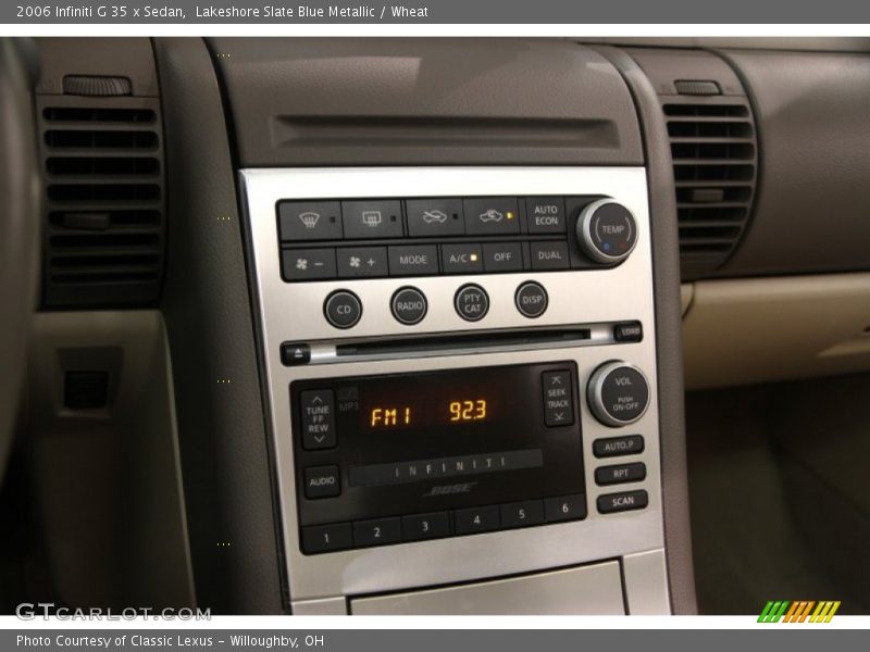 Lakeshore Slate Blue Metallic / Wheat 2006 Infiniti G 35 x Sedan