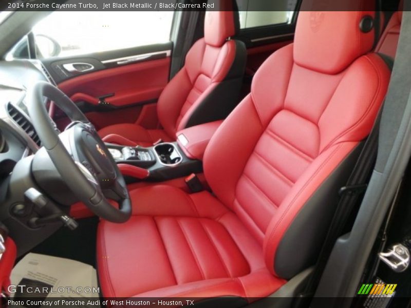 Front Seat of 2014 Cayenne Turbo