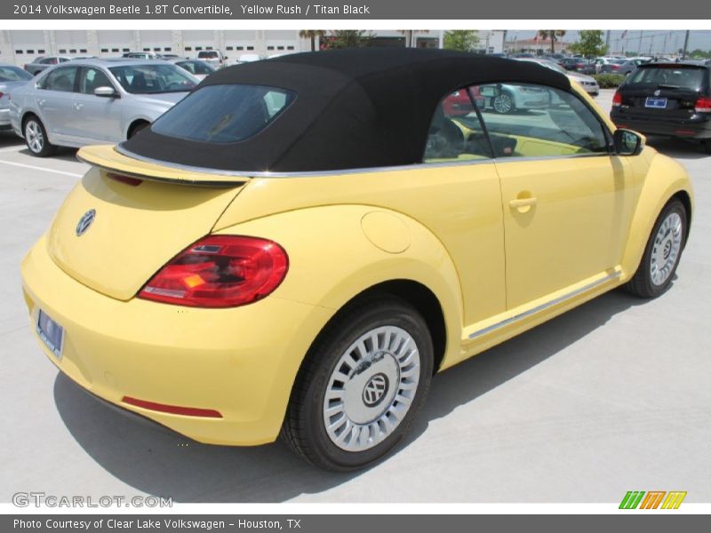 Yellow Rush / Titan Black 2014 Volkswagen Beetle 1.8T Convertible
