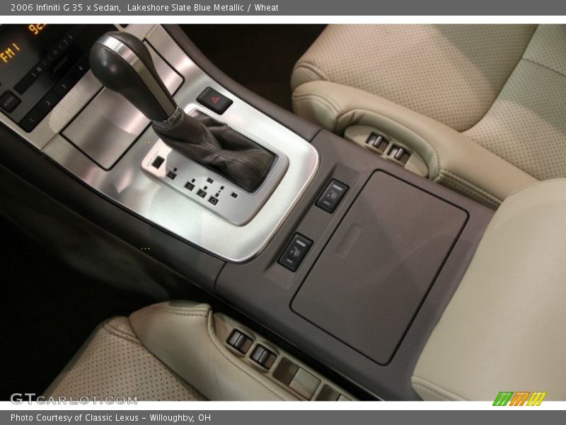 Lakeshore Slate Blue Metallic / Wheat 2006 Infiniti G 35 x Sedan