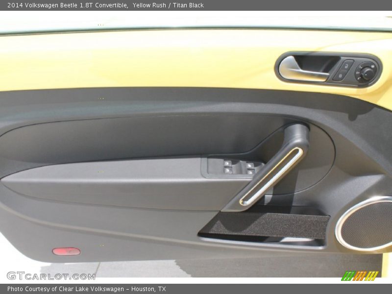 Yellow Rush / Titan Black 2014 Volkswagen Beetle 1.8T Convertible