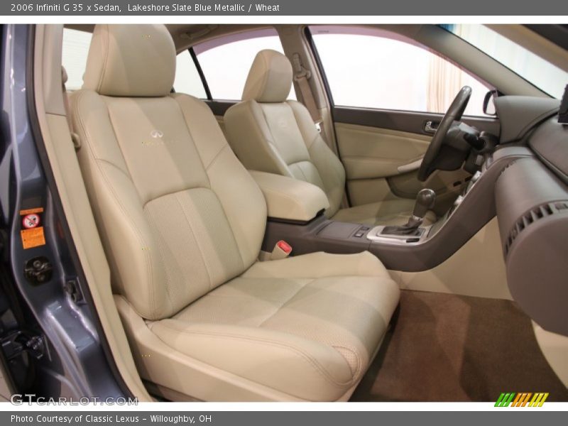 Lakeshore Slate Blue Metallic / Wheat 2006 Infiniti G 35 x Sedan