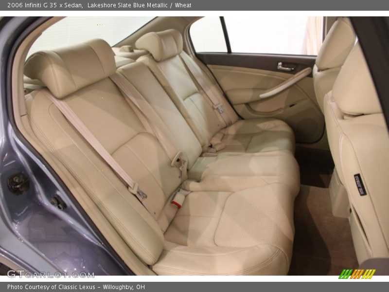 Lakeshore Slate Blue Metallic / Wheat 2006 Infiniti G 35 x Sedan