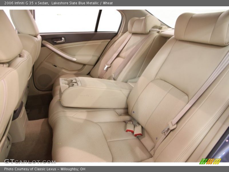 Lakeshore Slate Blue Metallic / Wheat 2006 Infiniti G 35 x Sedan
